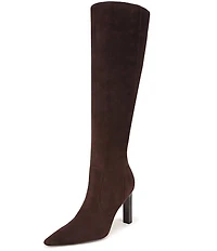 Sam Edelman Cassie Suede Pointed Toe Tall Dress Boots