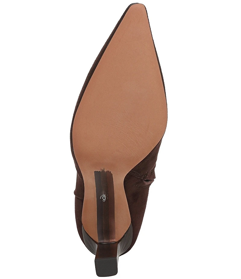 Sam Edelman Cassie Suede Pointed Toe Tall Dress Boots