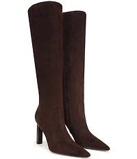 Sam Edelman Cassie Suede Pointed Toe Tall Dress Boots