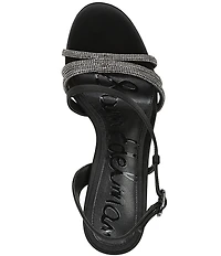 Sam Edelman Charli Glam Satin Dress Sandals