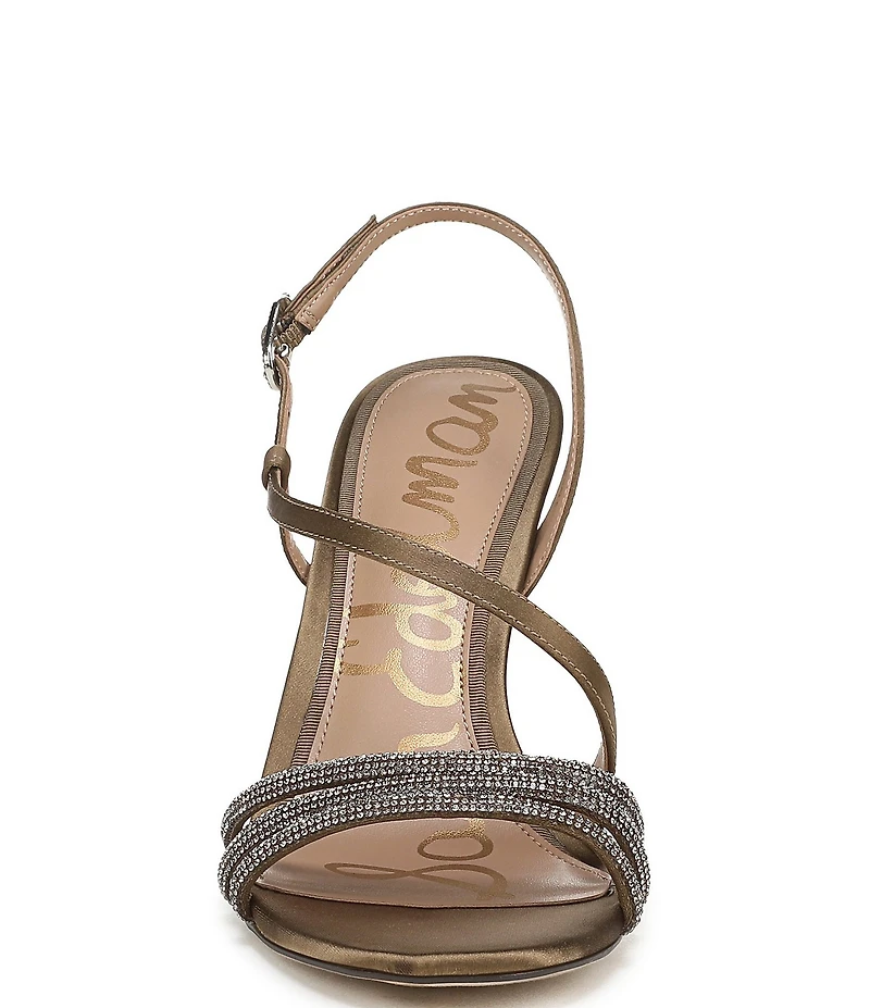 Sam Edelman Charli Glam Satin Dress Sandals