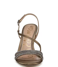 Sam Edelman Charli Glam Satin Dress Sandals