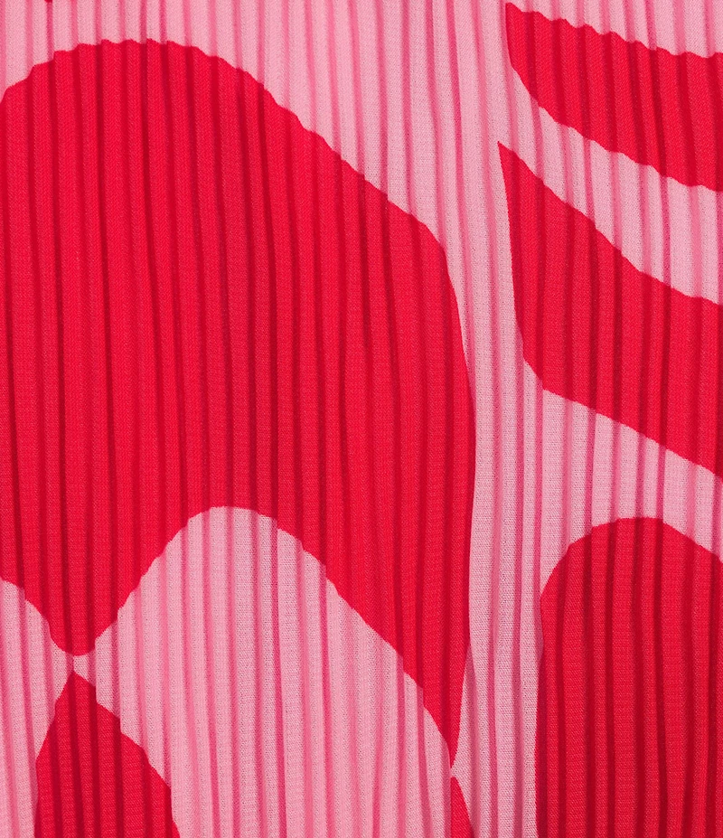 Sam Edelman Chiffon Printed Crew Neck Sleeveless Button Front Mini Dress