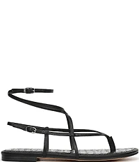 Sam Edelman Clarra Leather Strappy Flat Sandals