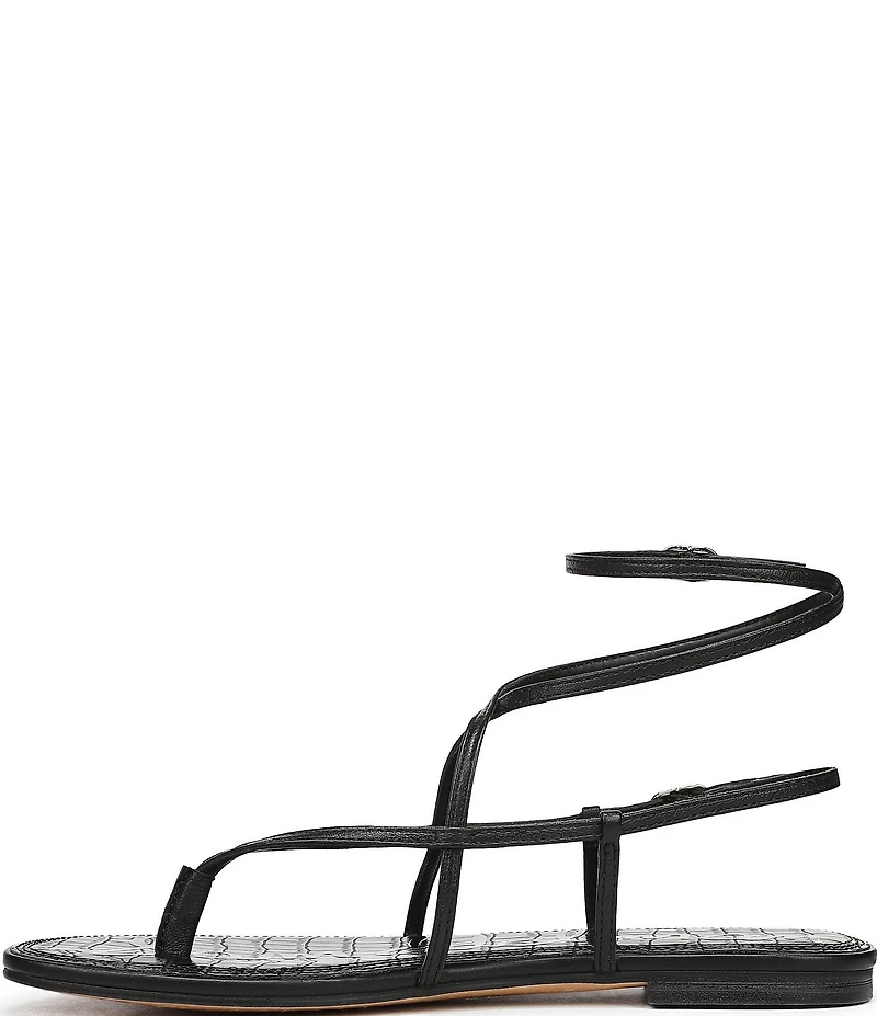 Sam Edelman Clarra Leather Strappy Flat Sandals
