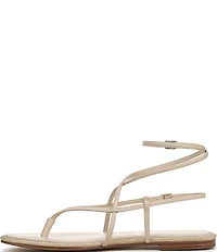 Sam Edelman Clarra Leather Strappy Flat Sandals