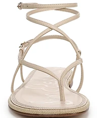 Sam Edelman Clarra Leather Strappy Flat Sandals