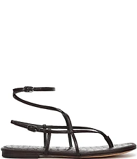 Sam Edelman Clarra Leather Strappy Flat Sandals