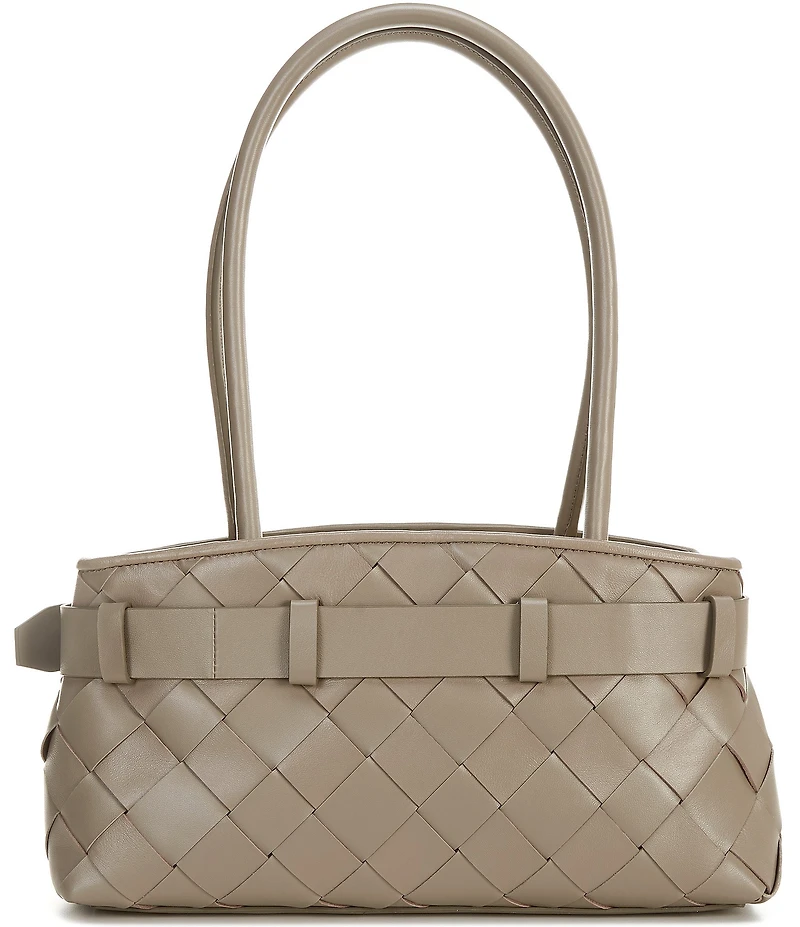 Sam Edelman Cleo Woven Belt Buckle Satchel Bag