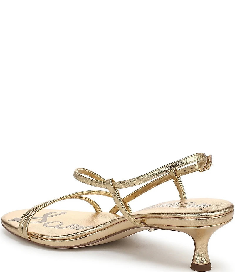 Sam Edelman Cora Leather Strappy Ankle Strap Dress Sandals