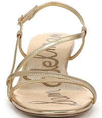 Sam Edelman Cora Leather Strappy Ankle Strap Dress Sandals