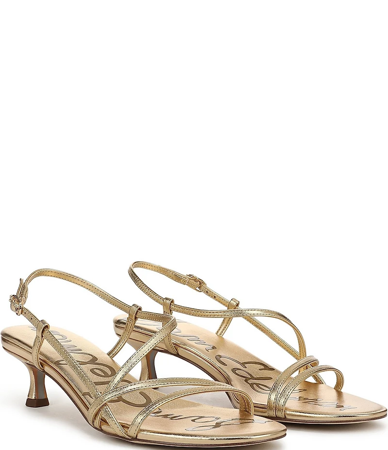 Sam Edelman Cora Leather Strappy Ankle Strap Dress Sandals