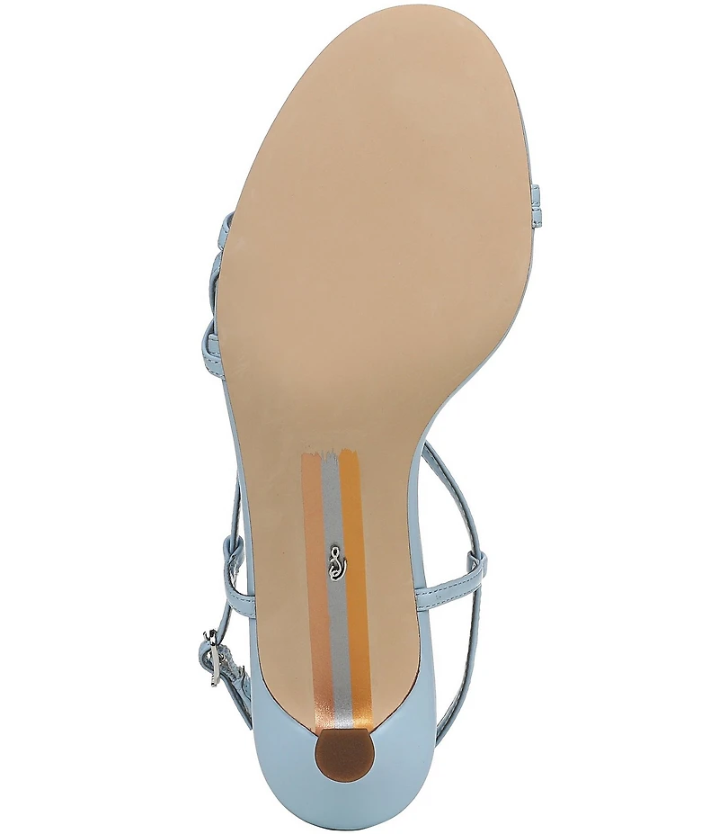 Sam Edelman Cora Leather Strappy Ankle Strap Dress Sandals