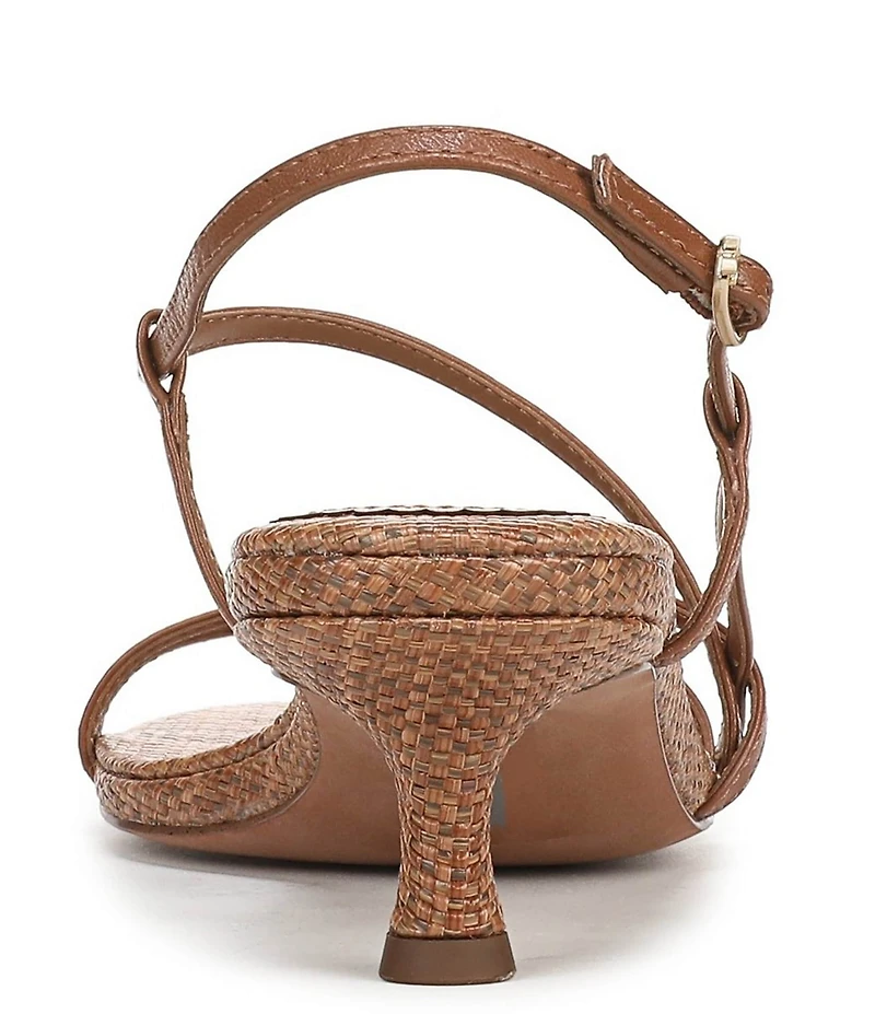 Sam Edelman Cora Leather Woven Strappy Ankle Strap Dress Sandals