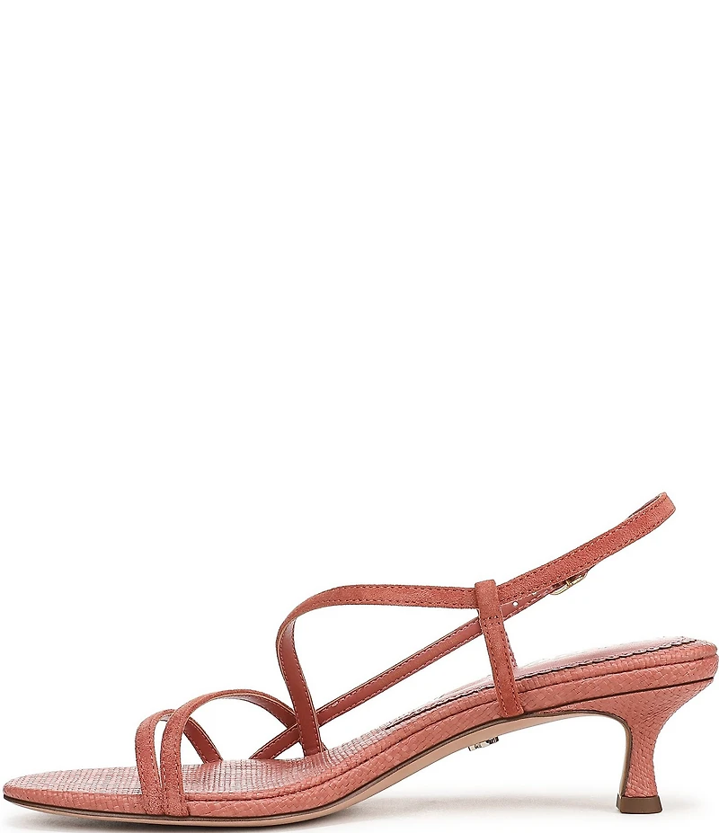 Sam Edelman Cora Suede Woven Strappy Ankle Strap Dress Sandals