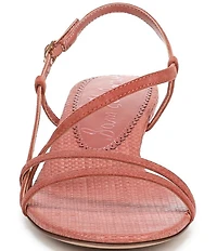 Sam Edelman Cora Suede Woven Strappy Ankle Strap Dress Sandals