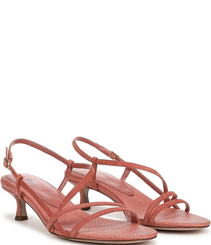 Sam Edelman Cora Suede Woven Strappy Ankle Strap Dress Sandals