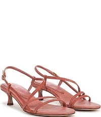 Sam Edelman Cora Suede Woven Strappy Ankle Strap Dress Sandals