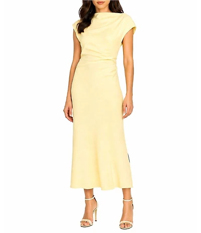 Sam Edelman Cowl Neck Sheath Maxi Dress