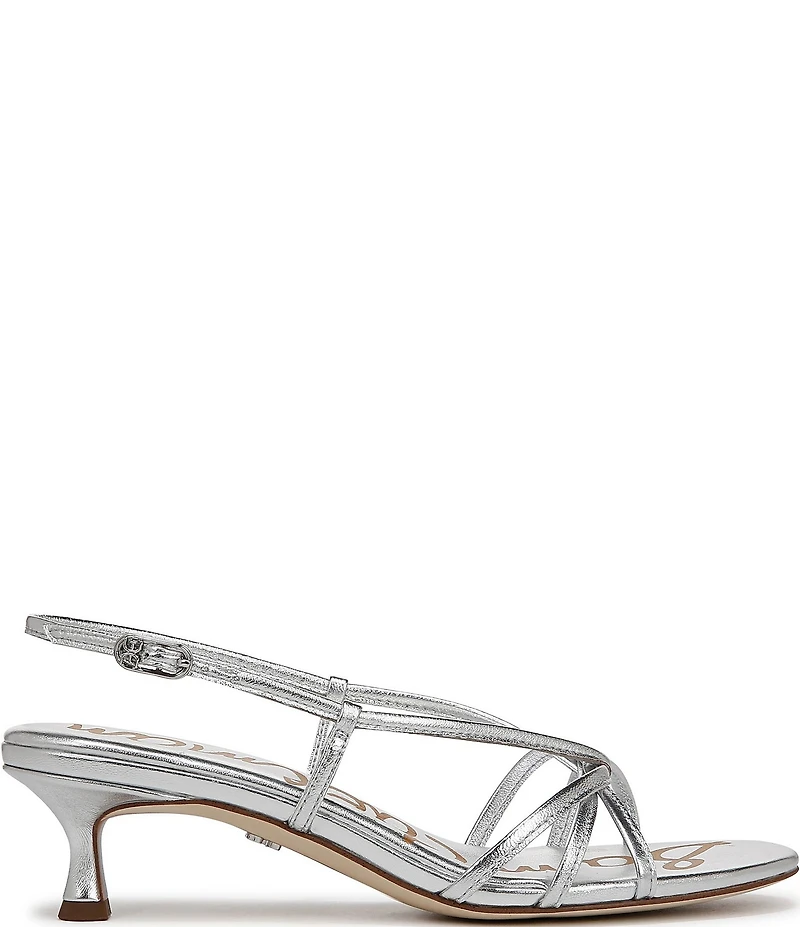 Sam Edelman Cressa Leather Strappy Slingback Dress Sandals