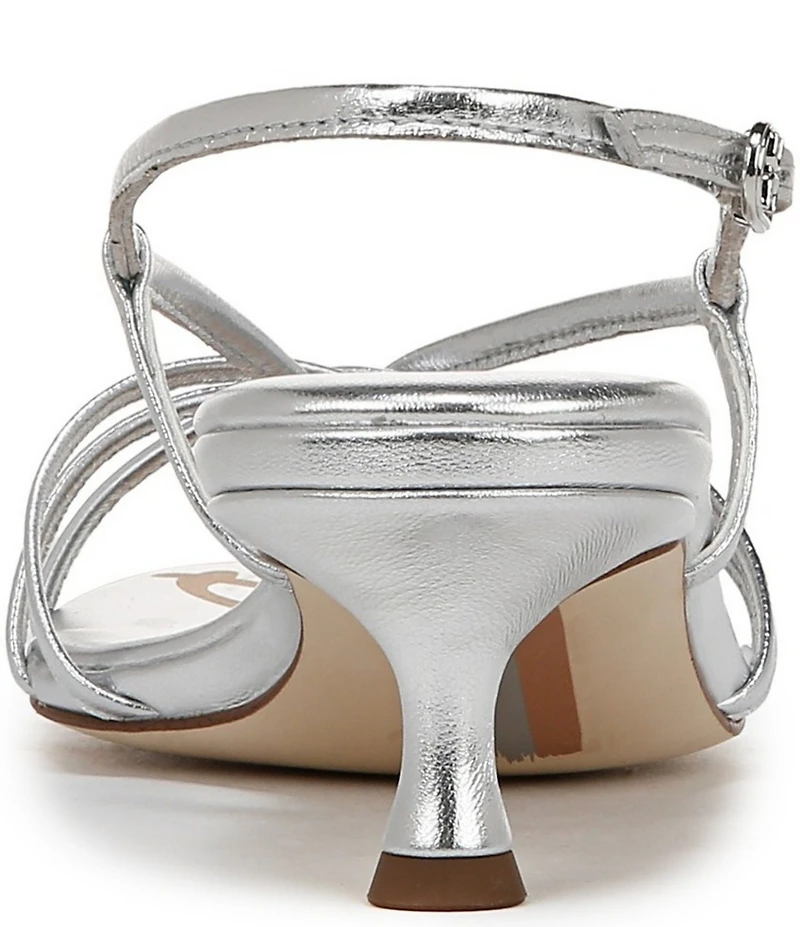 Sam Edelman Cressa Leather Strappy Slingback Dress Sandals