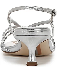 Sam Edelman Cressa Leather Strappy Slingback Dress Sandals