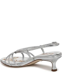 Sam Edelman Cressa Leather Strappy Slingback Dress Sandals