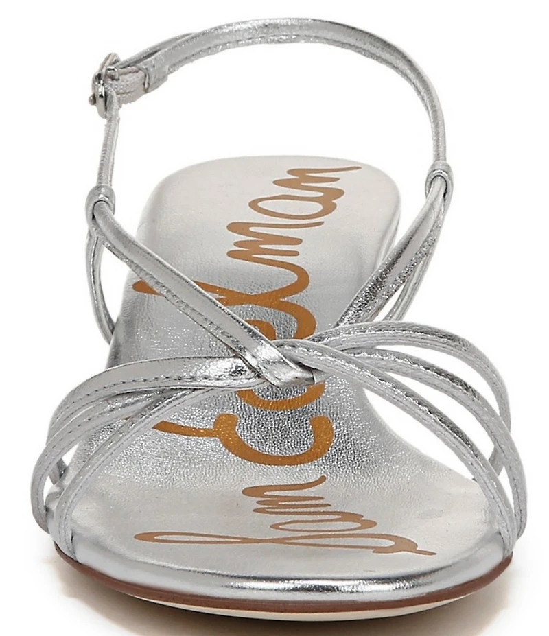 Sam Edelman Cressa Leather Strappy Slingback Dress Sandals