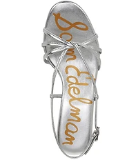 Sam Edelman Cressa Leather Strappy Slingback Dress Sandals