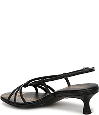 Sam Edelman Cressa Leather Strappy Slingback Dress Sandals