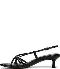 Sam Edelman Cressa Leather Strappy Slingback Dress Sandals