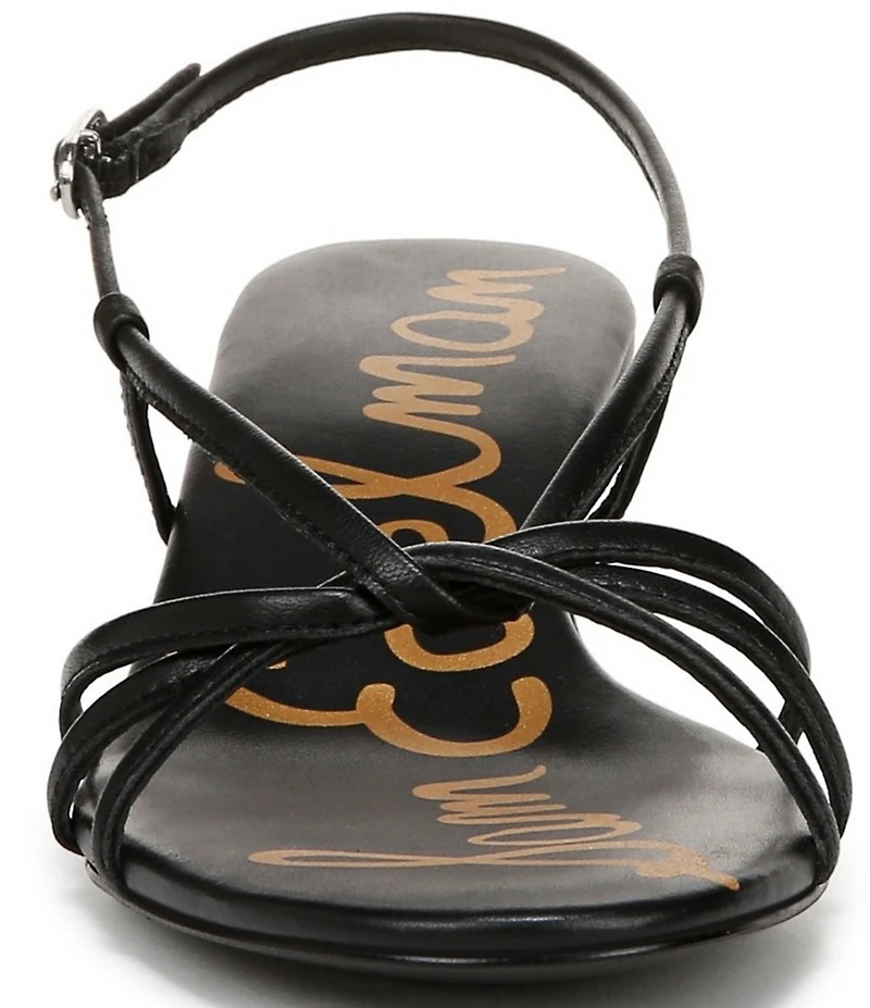 Sam Edelman Cressa Leather Strappy Slingback Dress Sandals