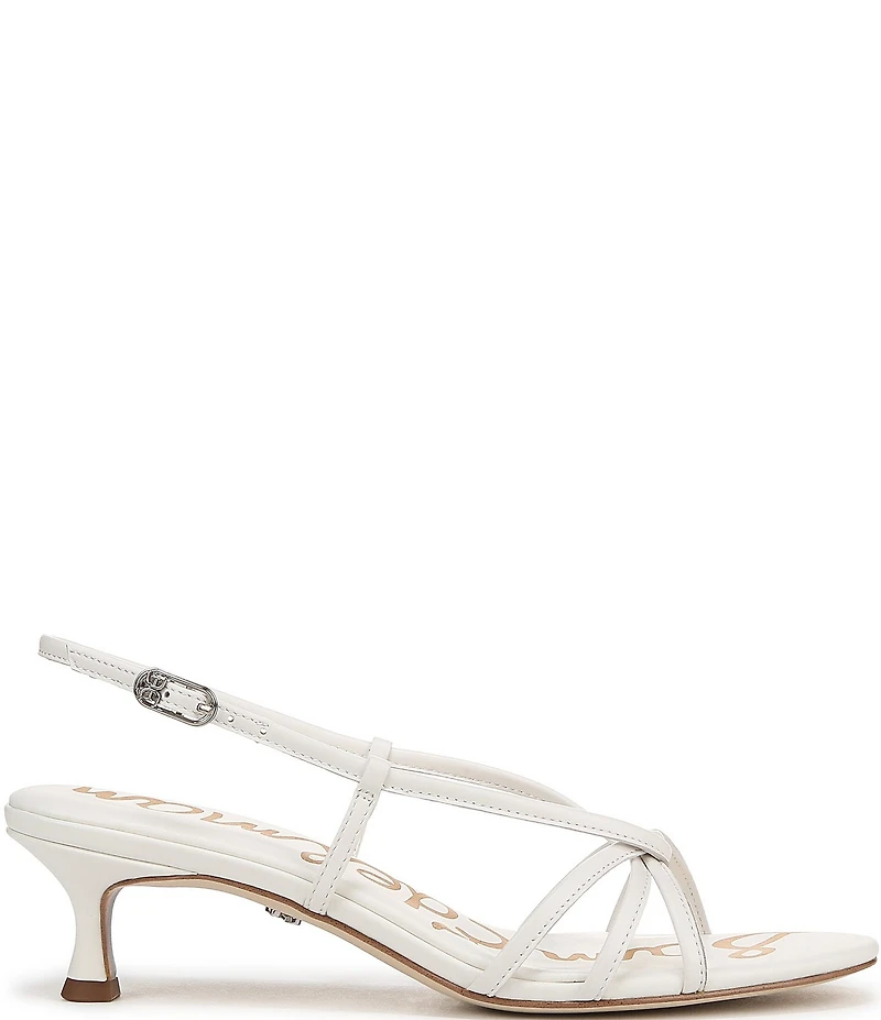 Sam Edelman Cressa Leather Strappy Slingback Dress Sandals
