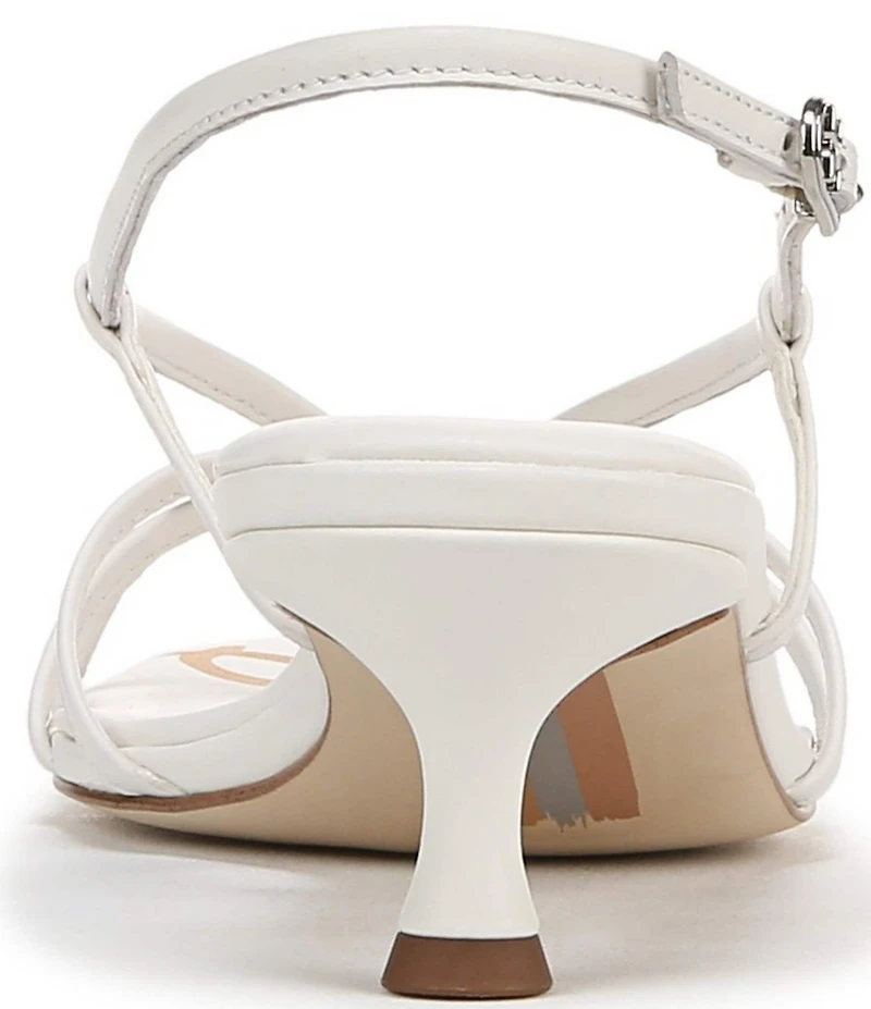 Sam Edelman Cressa Leather Strappy Slingback Dress Sandals