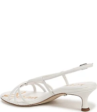 Sam Edelman Cressa Leather Strappy Slingback Dress Sandals