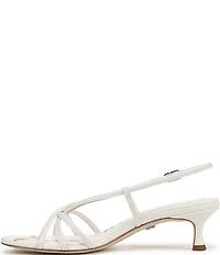 Sam Edelman Cressa Leather Strappy Slingback Dress Sandals