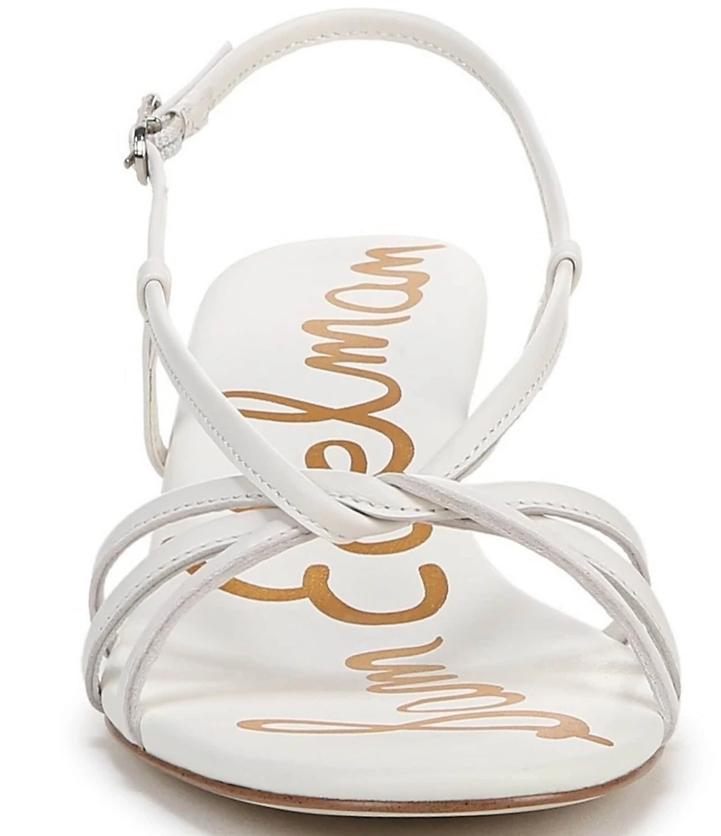 Sam Edelman Cressa Leather Strappy Slingback Dress Sandals