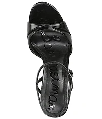 Sam Edelman Cressida Leather Ankle Strap Dress Sandals