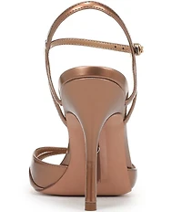 Sam Edelman Cressida Metallic Patent Ankle Strap Dress Sandals