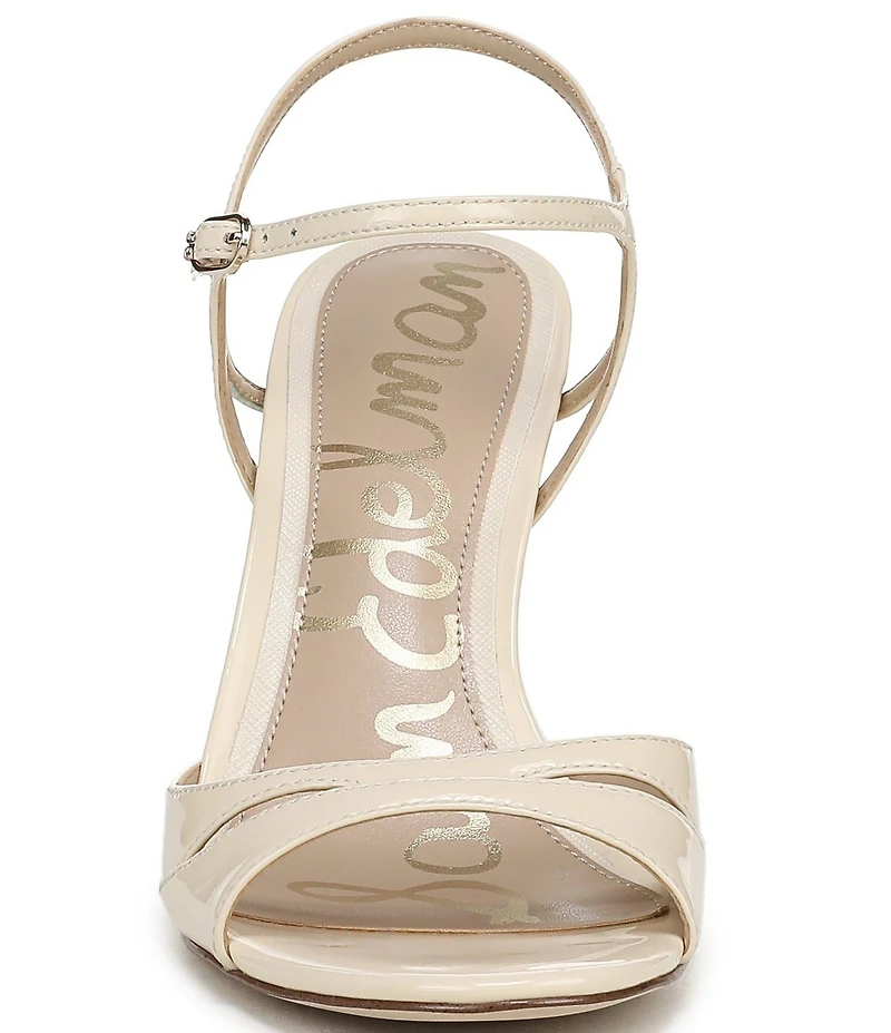 Sam Edelman Cressida Patent Leather Ankle Strap Dress Sandals
