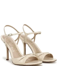 Sam Edelman Cressida Patent Leather Ankle Strap Dress Sandals
