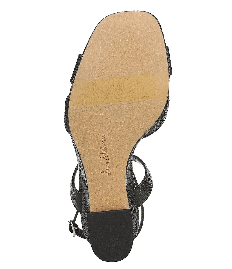 Sam Edelman Davi Raffia Ankle Wrap Wedge Dress Sandals
