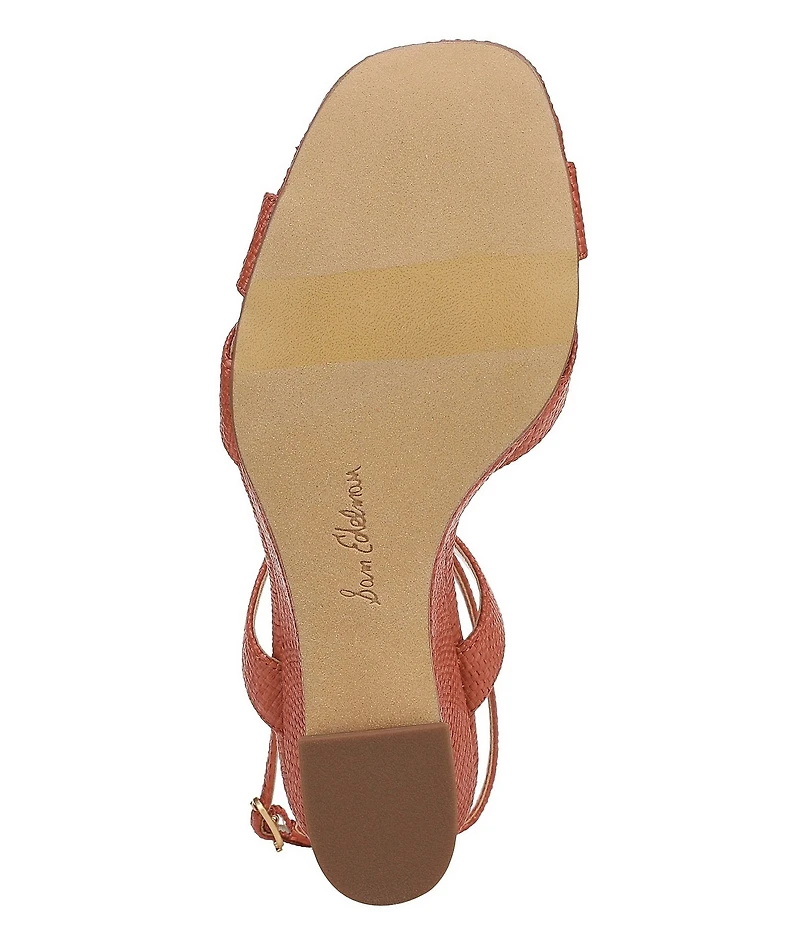 Sam Edelman Davi Raffia Ankle Wrap Wedge Dress Sandals