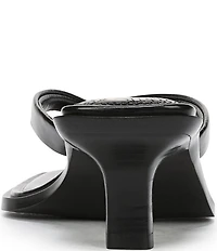 Sam Edelman Dollie Leather Kitten Heel Thong Sandals