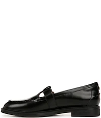 Sam Edelman Elaina Leather T Strap Oversize Buckle Hardware Mary Jane Loafers