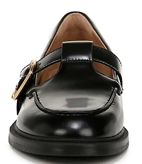 Sam Edelman Elaina Leather T Strap Oversize Buckle Hardware Mary Jane Loafers