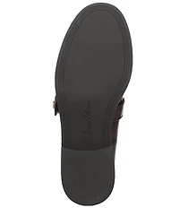 Sam Edelman Elaina Leather T Strap Oversize Buckle Hardware Mary Jane Loafers