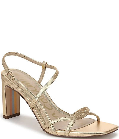 Sam Edelman Elissa Leather Strappy Dress Sandals