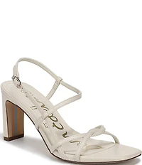 Sam Edelman Elissa Leather Strappy Dress Sandals