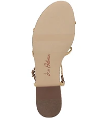 Sam Edelman Ellina Braided Raffia Strappy Flat Sandals